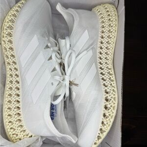Woman’s Adidas 4DFWD 4W Running Shoes White with Cream Sole